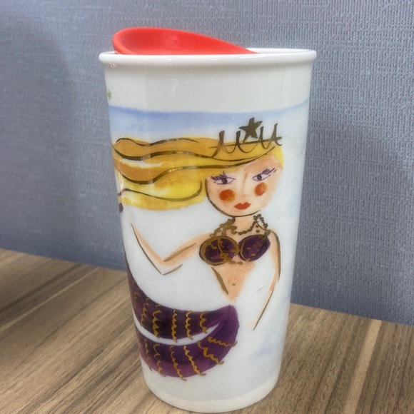 Starbucks Dining Starbucks Siren Travel Ceramic Tumbler Poshmark